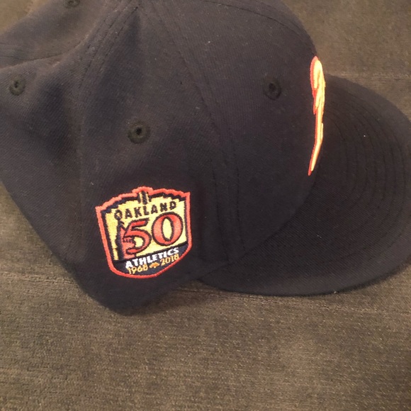 Custom New Era Oakland A’s Fitted 7 3/4 - Picture 2 of 4